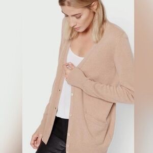 Equipment Camel Cashmere Cardigan